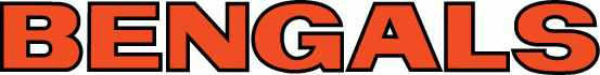 Cincinnati Bengals 1971-1996 Wordmark Logo fabric transfer